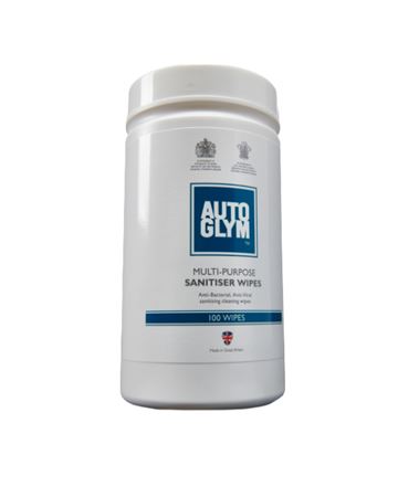 Multi-Purpose Sanitiser Wipes 100 Wipes - RX2352 - Autoglym